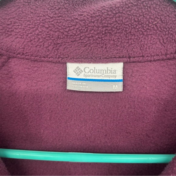 Columbia Women’s Raspberry Fleece Jacket Size Medium - Picture 4 of 6